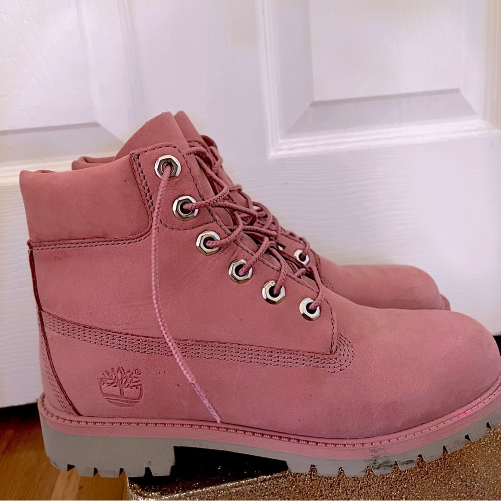 Timberland Boots - Men’s | Color: Pink | Size: 5.5 (fits 7.5 women’s)